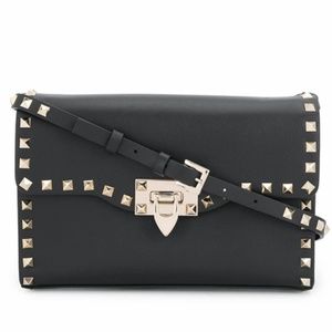 Valentino Garavani Small Rockstud Leather Crossbody 💯 Authentic